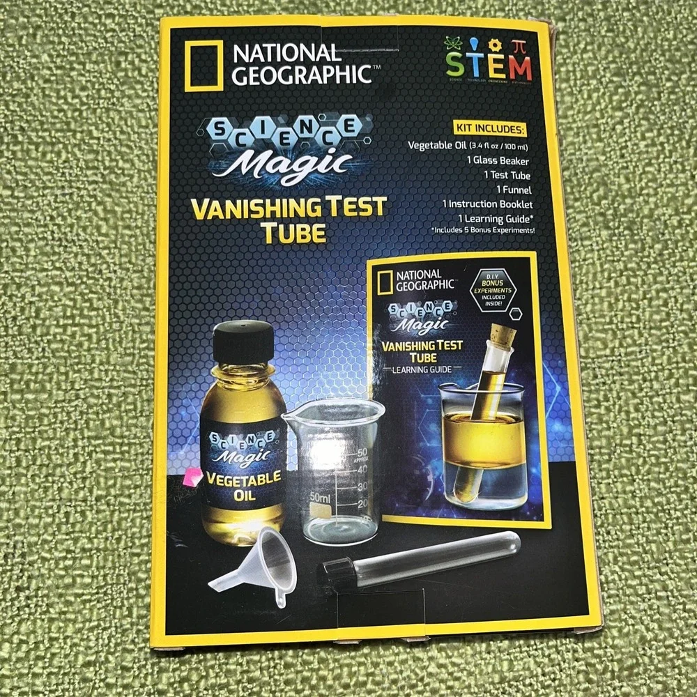 NATIONAL GEOGRAPHIC Magic Chemistry Set , Great STEM Learning Science Kit